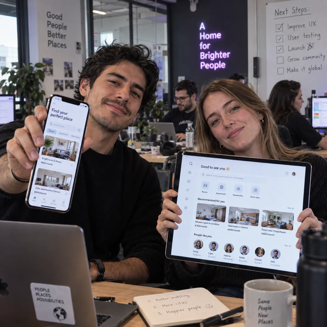 App a la medida mostrada en móvil y tablet